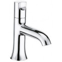 Robinet de lave-mains chromée manette cylindrique