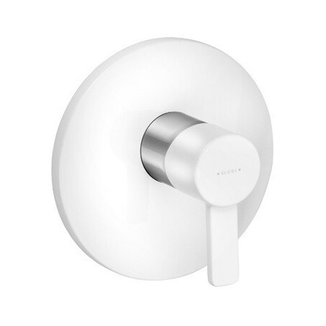 Mitigeur de douche monocommande ZENTA à encastrer chrome / blanc KLUDI