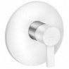 Mitigeur de douche monocommande ZENTA à encastrer chrome / blanc KLUDI