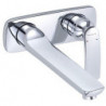 Balance mitigeur de lavabo mural 2 trou s 235 mm