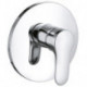 Mitigeur de douche à encastrer OBJEKTA garniture à encastrer chrome KLUDI