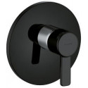 Mitigeur de douche monocommande ZENTA à encastrer chrome / noir KLUDI