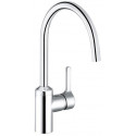 Mitigeur d'évier BINGO STAR DN 15, pour cuves de stockage sans pression, finition inox KLUDI