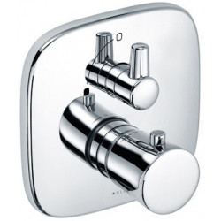 Mitigeur thermostatique de douche AMBA à encastrer chrome KLUDI