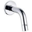 Bozz robinet de lavabo mural chroméeavec ergot 110 mm