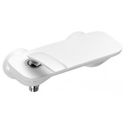 Balance mitigeur de douche chromée blanc