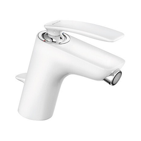 Balance mitigeur de bidet chromée blanc
