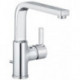 Mitigeur lavabo ZENTA DN 15, bec orientable, garniture de vidage G 1 1/2 pouce chromé KLUDI