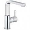 mitigeur de lavabo bec orientable chromée sans vidage