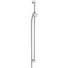 Logo barre de douche 90 cm chroméeavec flexible