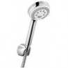 Set de bain douche LOGO 3S avec logo 3S douchette à main DN 15 chrome KLUDI
