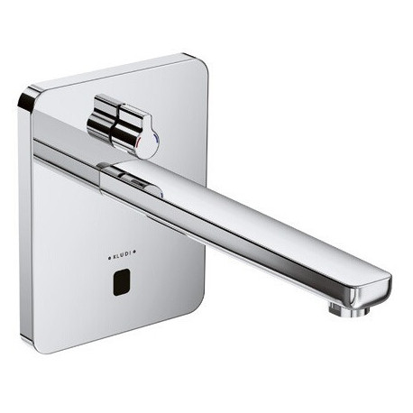 Mitigeur lavabo ZENTA E DN 15, saillie électronique 240 mm, alimentation 230 V chrome KLUDI