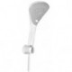 Fizz set bain-douche 3 jets blanc/chrome.