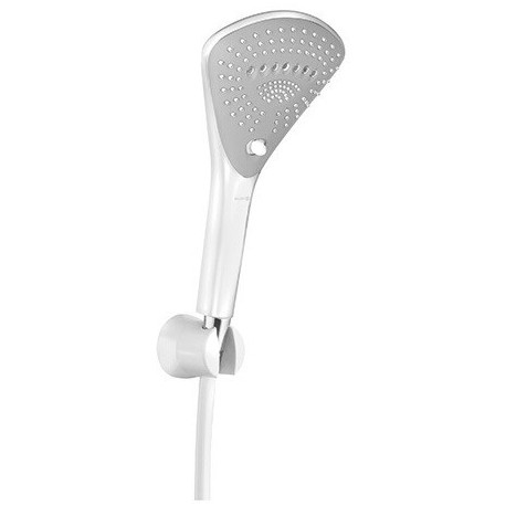 Fizz set bain-douche 3 jets blanc/chrome.