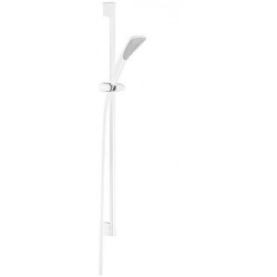 Fizz set de douche 90 cm blanc/chromeavec douchette à main 1 jet