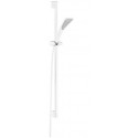 Fizz set de douche 90 cm blanc/chromeavec douchette à main 1 jet