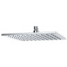 A-qa tête de douche métallique carrée 250 mm