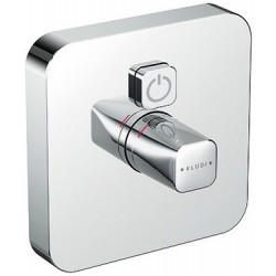 Kludi ferrure à encastrer PUSH metal-Dr-Gri vc