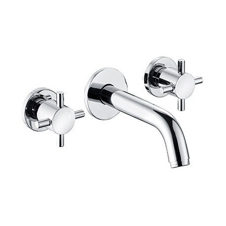 Bozz mitigeur de lavabo 3 trou s mural 180 mm