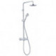 Logo dual shower system mitigeur thermostatique de doucheavec douchette à main 3 jets