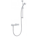 Logo shower-duo mitigeur thermostatique de doucheavec set L 60 cm douchette à main 3 jets