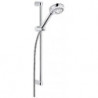 Logo set de douche 60 cm douchette à main 3 jets chromée
