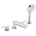 Pure&style mitigeur bain-douche et douchette montage 4 trou s