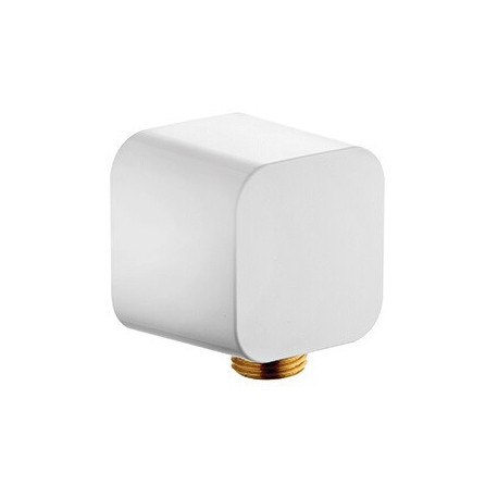 A-qa coude de raccordement blanc