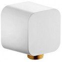 A-qa coude de raccordement blanc