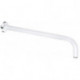 A-qa bras de tête de douche chromée/blanc 400 mm rosace ronde