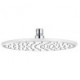 A-qa tête de douche métallique 250 mm chromée/blanc