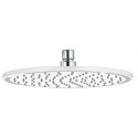A-qa tête de douche métallique 250 mm chromée/blanc