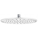 A-qa tête de douche métallique 300 mm chromée/blanc