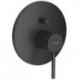 Mitigeur bain/douche BOZZ noir mat pour montage encastré KLUDI