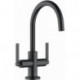 NOVA FONTE Avec mitigeur LAVABO NOIR MATT