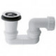 Siphon Kludi pour baignoires et receveurs de douche, blanc
