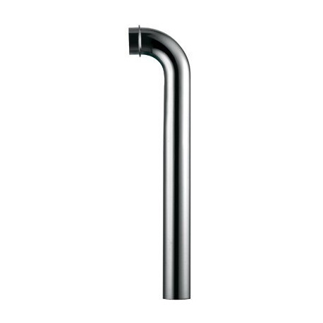 Tuyau de sortie 90Gr, avec bourrelet 32 ​​x 300 mm, chromé KLUDI