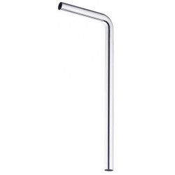 Tube de sol 90° g1 1/4x220x680 mm chromée