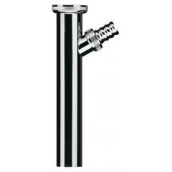 Tube ajustable g 1 1/4 x 200 mm chromée