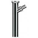 Tube ajustable g 1 1/4 x 200 mm chromée
