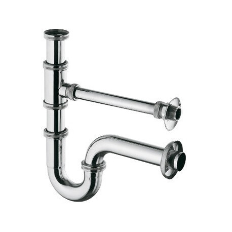 Siphon tube g 1 1/4 chromée