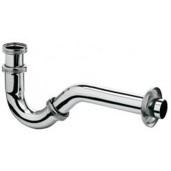 Siphon a tube pour bidet g 1/4 chromée