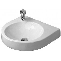 Lavabo Duravit ARCHITEC sans trop pleinavec plage de robinettrie 575x520mavec trou pour robinet-Vorst we