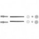 Fixation pour lavabos blanc DURAVIT