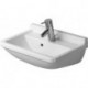 Lavabo Duravit STARCK 3avec trop plein plage de robinettrie 1 trou de robinetterie 500x360mm blanc