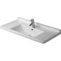 Lavabo Duravit STARCK 3avec trop plein plage de robinettrie 1 trou de robinetterie 850x485mm blanc