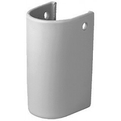 Cache siphon STARCK 3 160x165mm blanc