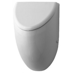 Urinoir FIZZ 305 x 285 mm, entrée par l'arrière, sans flacon, blanc DURAVIT