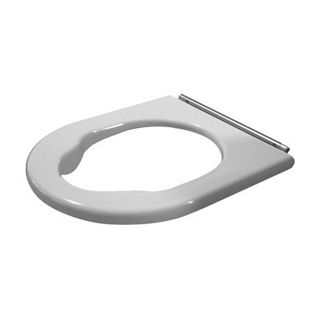 Anneau abattant WC STARCK 3 VITAL sans fermeture souple blanc