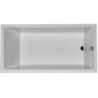 Baignoire rectangulaire STARCK X 1800x900mm 1 dossier incliné blanc